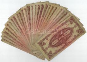 1945. 10.000P "MNB" bélyeggel (27x) T:F.VG
Adamo P23e