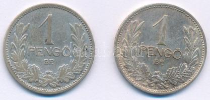 1927-1939. 1P Ag (2xklf) T:XF-F patina Adamo P6