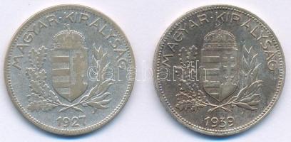 1927-1939. 1P Ag (2xklf) T:XF-F patina
Adamo P6