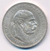 1907KB 5K Ag "Ferenc József megkoronázásának 40. évfordulója" T:VF karc, ph.
Adamo K7.1