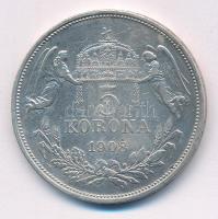 1908KB 5K Ag "Ferenc József" T:VF patina
Adamo K7