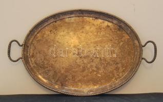 1900 körül ezüst (Ag) tálca 720g