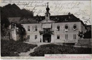 1905 Wien, Vienna, Bécs; Ober-Sankt-Veit, Gruss von der Einsiedelei / hermitage