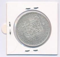 Csehszlovákia 1937. 20K Ag "Masaryk köztársasági elnök halála" T:AU Czechoslovakia 1937. 2...