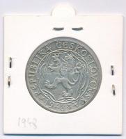 Csehszlovákia 1948. 100K Ag "600. évforduló - Károly Egyetem" T:AU patina Czechoslovakia 1...