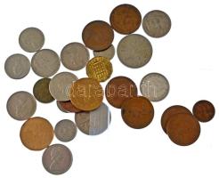 Vegyes 26db-os brit, ausztrál, kanadai és hongkongi érme tétel, közte Kanada 1966. 25c Ag T:vegyes