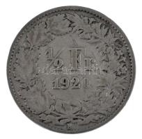 Svájc 1920B 1/2Fr Ag T:F
Switzerland 1920B 1/2 Franc Ag C:F
Krause KM#23