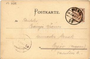 1898 (Vorläufer) Wien, Vienna, Bécs; Am Graben (EK)