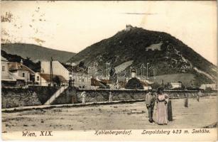1910 Wien, Vienna, Bécs XIX. Kahlenbergerdorf, Leopoldsberg 423 m. Seehöhe (Rb)
