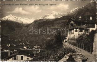 Merano, Meran (Südtirol); Stazione di cura, veduta della Passeggita Tappeiner