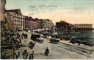 1904 Napoli, Naples; Strada Santa Lucia / quay street (EK)