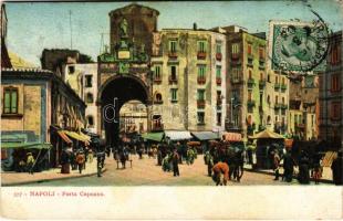 1908 Napoli, Naples; Porta Capuana / gate. TCV card