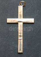 Régi arany (Au) kereszt medál 14K (0,585) 1,6g