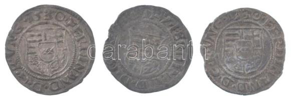 1530K-B Denár Ag "I. Ferdinánd" (2x) (0,47g, 0,52g) + 1547K-B Denár Ag "I. Ferdinánd&...
