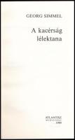 Georg Simmel: A kacérság lélektana. Veszedelmes viszonyok. Vál. és ford.: Berényi Gábor. Bp., 1990, ...