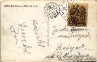 1938 Losonc, Lucenec; Státny ucitelsky ústav / Állami tanárképző / teachers' training institute...