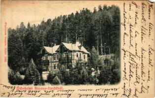 1903 Stószfürdő, Stoósz-fürdő, Kúpele Stós; Mária villa. Wlaszlovits Gusztáv kiadása / villa, spa (EM)