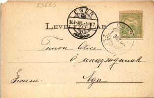 1903 Stószfürdő, Stoósz-fürdő, Kúpele Stós; Mária villa. Wlaszlovits Gusztáv kiadása / villa, spa (E...