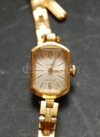 Cca 1950-es évek aranyozott női karóra "Luch", működőképes