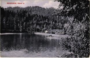 1917 Szomolnok, Schmölnitz, Smolník; Dénesi tó. Zbornák Józsefné kiadása / lake (fa)