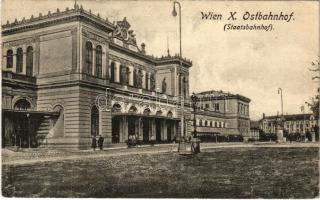 1917 Wien, Vienna, Bécs X. Ostbahnhof (Staatsbahnhof) / railway station (EK)