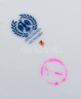 Hollóházi Jurcsák László által tervezett váza. Matricás. jelzett, hibátlan m: 15 cm