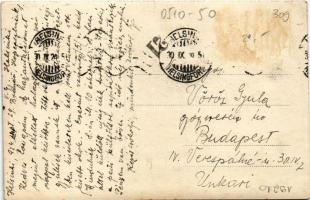 1924 Helsinki, Helsingfors; Esplanadink / street, shops of Lorens Malmström, Ilmari Helander. photo ...