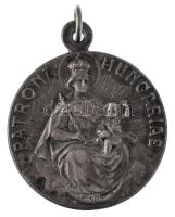 ~1930. "Szent Imre" kétoldalas, ezüstözött fém medál mellszalaggal (31mm) T:AU
