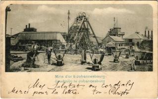 1900 Johannesburg, Mine dor / Goudmijn / Gold mine