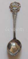 Cca 1950-es évek dekoratív ezüst (Ag) díszkanál "Salzburg" felirattal 7,98g