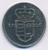 1705. XX Poltura "II. Rákóczi Ferenc" jelzett fém replika T:AU