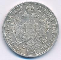 Ausztria 1886. 1Fl Ag "Ferenc József" T:AU patina, kis ph
Austria 1886. 1 Florin Ag "...