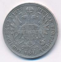 Ausztria 1877. 1Fl Ag "Ferenc József" T:AU,XF
Austria 1877. 1 Florin Ag "Franz Josep...