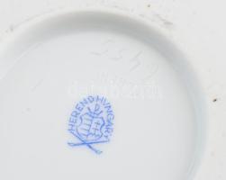 Herendi Waldstein mintás karmos kaspó. Kézzel festett, jelzett, hibátlan 23 cm, m: 15 cm