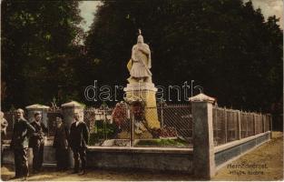 Hernádnémeti, Hősök szobra, emlékmű + "1938 Komárom visszatért" So. Stpl.