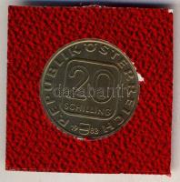 Ausztria 1983. 20Sch "Burg Hochosterwitz - Kärnten" tanúsítvánnyal T:1