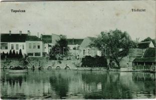 1917 Tapolca, Tó részlet. Löwy B. kiadása (EK)