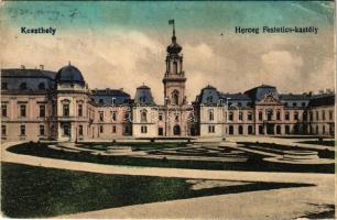 1920 Keszthely, Gróf Festetics kastély. Gál Testvérek kiadása (EB)