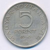 1948. 5Ft Ag "Petőfi" T:AU kis patina
Adamo EM1
