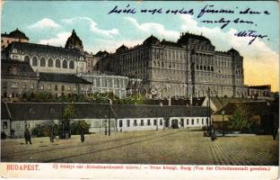 1904 Budapest I. Új Királyi vár a Krisztinavárosból nézve