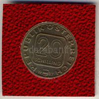 Ausztria 1987. 20Sch "Johann Ernst von Thun" tanúsítvánnyal T:1