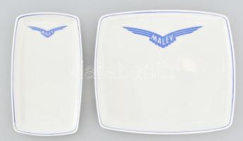 Meissen MALÉV emblémás porcelán készlet, jelzett, hiányos, vegyes méretben, kis kopásokkal. Feltehet...