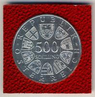 Ausztria 1987. 500Sch Ag "Osztrák Vasút" tanúsítvánnyal T:BU