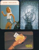 1977-1989 9 db különféle Skála-Coop kártyanaptár