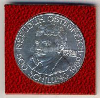 Ausztria 1989. 500Sch Ag "Koloman Moser" tanúsítvánnyal T:BU