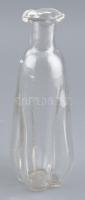 Zwack lóhere alakú üvegpalack, jelzéssel, hibátlan, m: 20,5 cm