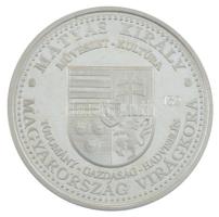 Szabó Géza (1939-) 2008. "Mátyás megkoronázásának 550. évfordulójára" Ag sorszámozott &quo...