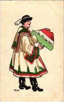 1922 Így volt, így lesz! Kézzel festett irredenta / Hungarian hand-painted irredenta propaganda