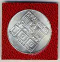 Ausztria 1975. 100Sch Ag "20 éves az államszerződés" tanúsítvánnyal T:BU