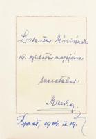 Emlékül Gyulai Pálnak - Születésének nyolczvanadik évfordulója alkalmából. (Versek). Bp., 1906, Fran...